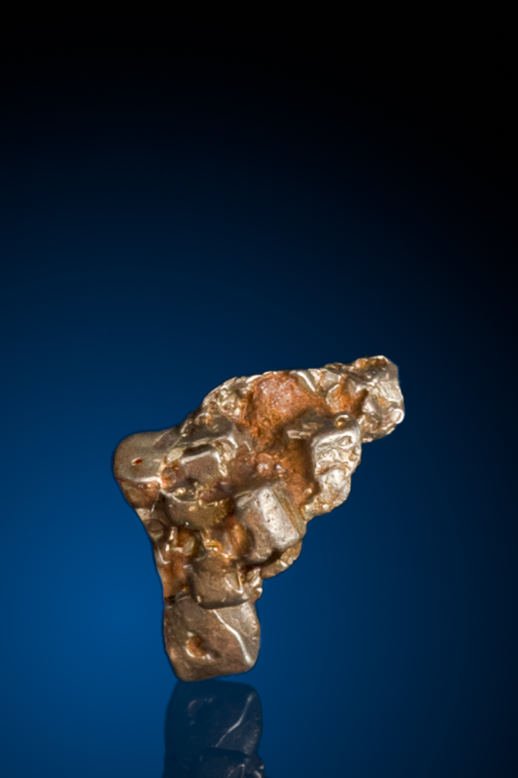 (image for) Angular Multidimensional Rare Platinum Crystal Nugget - Russia
